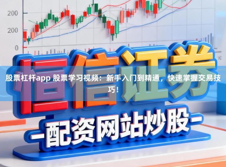 股票杠杆app 股票学习视频：新手入门到精通，快速掌握交易技巧！