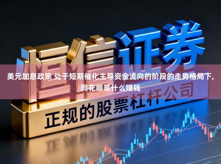 美元加息政策 处于短期催化主导资金流向的阶段的走势格局下，同花顺靠什么赚钱